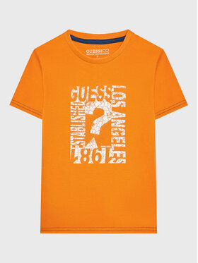 Guess Guess T-shirt N3GI00 K8HM0 Arancione Regular Fit