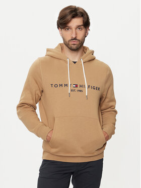Tommy Hilfiger Tommy Hilfiger Jopa Logo MW0MW11599 Rjava Regular Fit