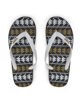 Kappa Kappa Japonki 371D2UW White - Black - Green Military Kolorowy