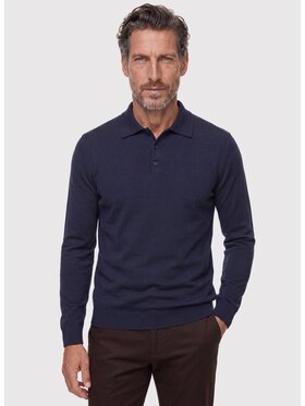 Pako Lorente Pako Lorente Sweter P26WF-2X-005 Granatowy Regular Fit