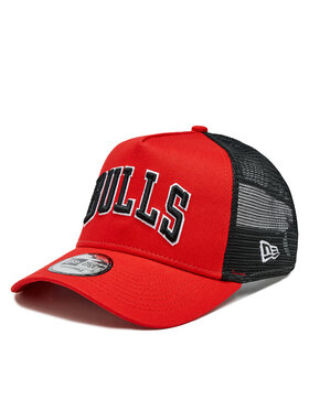 New Era New Era Шапка Team Script Trucker Bulls 60364215 Червен
