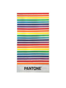 Pantone Pantone Ręcznik plażowy Pattern 1 Stripes Biały