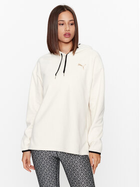 Puma Puma Fleecová mikina Logo Love 523913 Écru Regular Fit