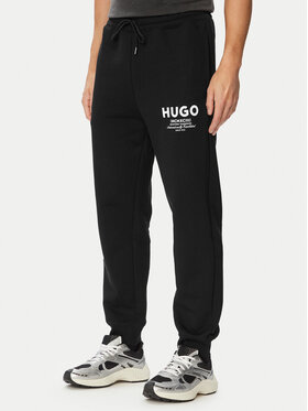 HUGO HUGO Dressipüksid Nevez 50510734 Must Loose Fit