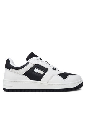 Tommy Jeans Tommy Jeans Sneakersy Tjm Retro Basket Cupsole Tumble EM0EM01513 Biały