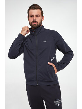 Aeronautica Militare Aeronautica Militare Bluza 241FE1894F538 Granatowy Slim Fit