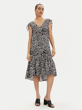 KARL LAGERFELD KARL LAGERFELD Ljetna haljina 241W1308 Crna Regular Fit