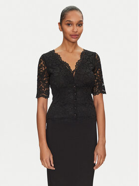 Morgan Morgan Bluse 251-TANGO Schwarz Slim Fit