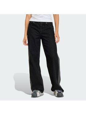 adidas adidas Джинси Firebird KD2909 Чорний Regular Fit