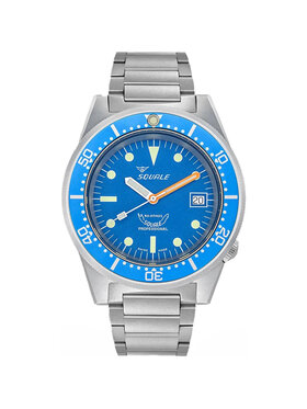 Squale Squale Zegarek 1521BLUEBL.SQ20S Srebrny
