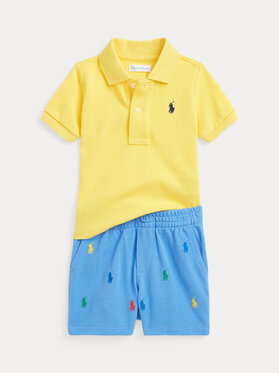 Polo Ralph Lauren Polo Ralph Lauren Set Polohemd und Shorts 320870783002 Gelb Regular Fit