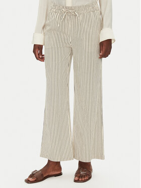 Fransa Fransa Pantaloni din material 20614576 Bej Relaxed Fit