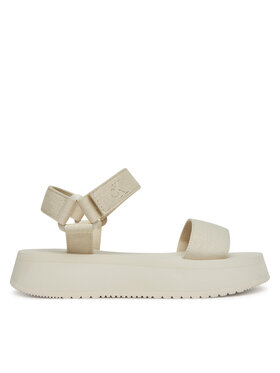Calvin Klein Jeans Calvin Klein Jeans Basutės Sandal Velcro Webbing Mg YW0YW01693 Écru