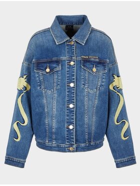 Armani Exchange Armani Exchange Dámska bunda 3DYBAA Y1EEZ 1500 Modrá Regular Fit