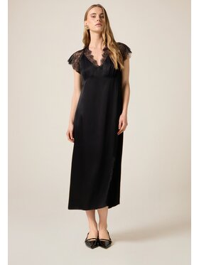 Oltre Oltre Vestito 7087R005146N033 Nero Baggy Fit