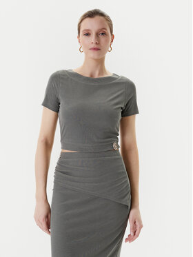 Guess Guess T-Shirt W5YP14 KAQL2 Zielony Regular Fit