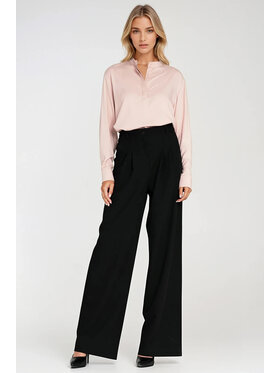 NIFE NIFE Dámské kalhoty SD122 Černá Wide Leg