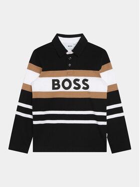 Boss Boss Polokošeľa J25O96 D Čierna Regular Fit