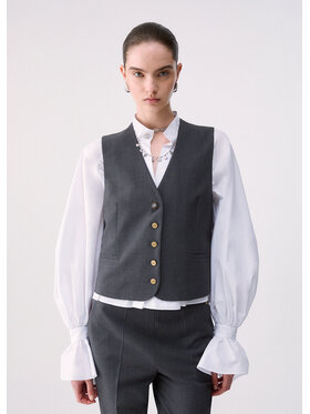 Liu Jo Liu Jo Gilet WF6257T743A02069 Verde Regular Fit