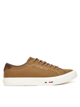 Tommy Hilfiger Tommy Hilfiger Tenisky Hi Vulc Street Canvas FM0FM05515 Hnedá