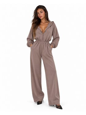 Agatha Studio Agatha Studio Kombinezon A26SS-AB-K06 Brązowy Oversize