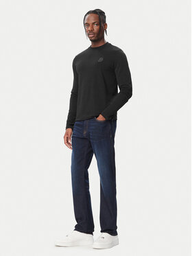 KARL LAGERFELD KARL LAGERFELD Тениска с дълъг ръкав 755048 564235 Черен Regular Fit