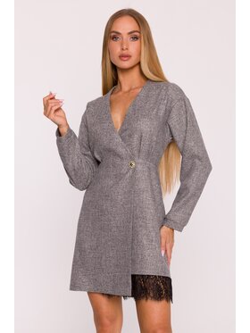 Made of Emotion Made of Emotion Sukienka wieczorowa M871 Czarny Modern Slim Fit