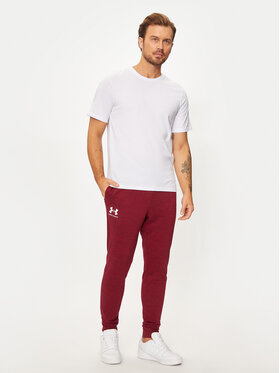 Under Armour Spodnji Del Trenirke Ua Rival Terry Jogger 1380843 Rdeča Fitted Fit