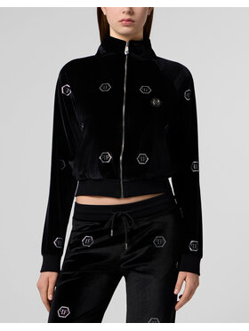 PHILIPP PLEIN PHILIPP PLEIN Bluza 29727 Czarny Jogger Fit