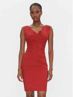 Rinascimento Rinascimento Rochie cocktail CFC0122540003 Roșu Regular Fit