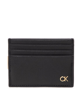 Calvin Klein Calvin Klein Kreditinių kortelių dėklas Ck Icon Cc Holder W/Clip K50K509625 Juoda