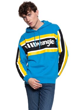 Wrangler Wrangler Bluza B&Y HOODIE Biały Regular Fit