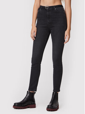 Pinko Pinko Jeansy Susan 1J10YU Y78P Czarny Skinny Fit