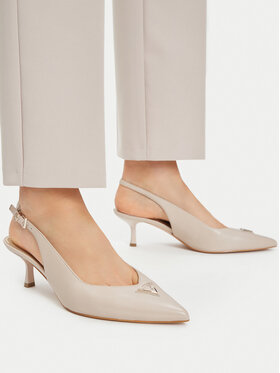 Guess Guess Обувки на ток FLT2CK LEA05 Светлобежов
