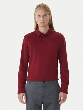 Calvin Klein Calvin Klein Polokošeľa LV040EM909 Bordová Regular Fit
