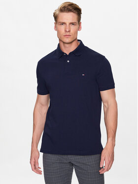 Tommy Hilfiger Tommy Hilfiger Polo 1985 MW0MW17770 Granatowy Regular Fit