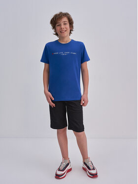 BIG STAR BIG STAR Szorty materiałowe william_906 Czarny Chino Fit