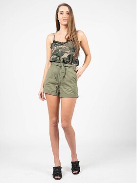 Pepe Jeans Pepe Jeans Šortky PL800987 | Kaylee Zelená Regular Fit