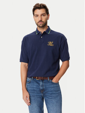 Polo Ralph Lauren Polo Ralph Lauren Тениска с яка и копчета 710B28617003 Тъмносин Regular Fit