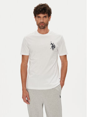 U.S. Polo Assn. U.S. Polo Assn. T-Shirt MUP4367 Biały Regular Fit