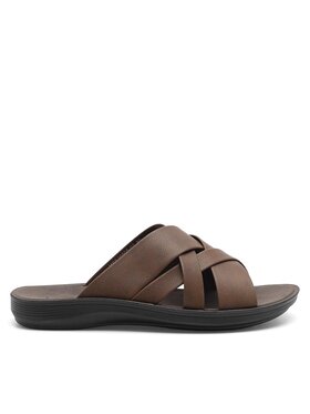 Lanetti Lanetti Ciabatte MSS20505-02 Marrone