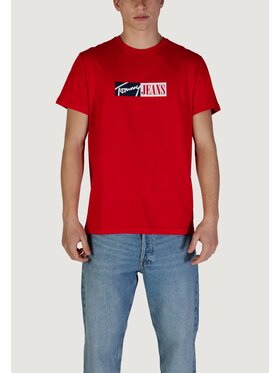 Tommy Jeans Tommy Jeans T-shirt TJM ENTRY GRAPHIC Rosso Shirt Fit