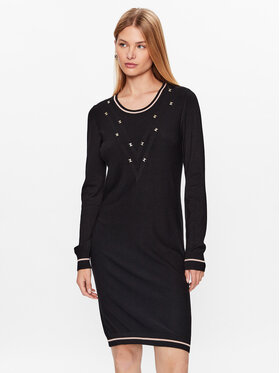 Liu Jo Sport Liu Jo Sport Rochie tricotată TF3128 MS49I Negru Regular Fit