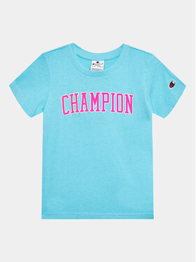 Champion Champion T-Shirt Bookstore 404658 Niebieski Regular Fit