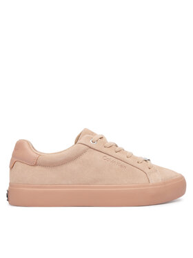 Calvin Klein Calvin Klein Sneakersy Lace-Up Sneaker Suede/Wl Ck HW0HW02679 Różowy