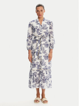 Iconique Iconique Rochie de vară IC25-078 Alb Relaxed Fit