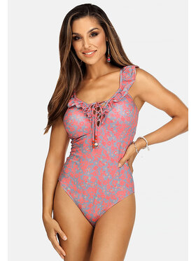 Feba Feba Strój kąpielowy F166 Różowy