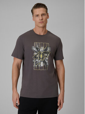 4F 4F T-Shirt CITY Szary Regular Fit