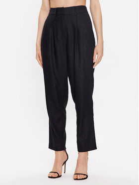 DKNY DKNY Bavlnené nohavice P3DKCR52 Čierna Regular Fit
