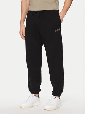 Guess Guess Teplákové nohavice Z4YB00 KAIJ1 Čierna Relaxed Fit